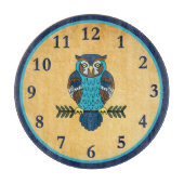 Nordic Folk Art Uil Snijplank (Voorkant)