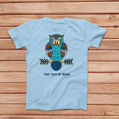 Nordic Folk Art Uil T-shirt