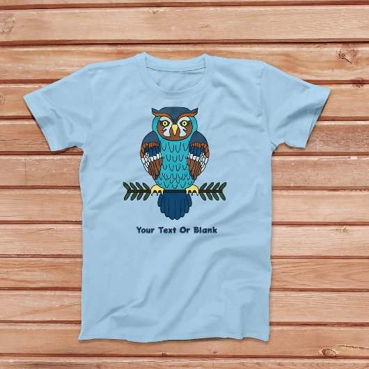 Nordic Folk Art Uil T-shirt