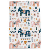 Nordic Folkart Horse Medium Cadeauzakje (Voorkant)