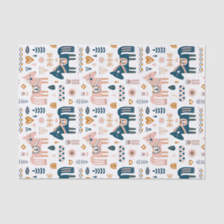 Nordic Folkart Horse Tissuepapier