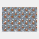 Nordic Fox vakantiepatroon verpakken papieren vell Inpakpapier Vel (Voorkant 2)