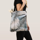 Nordic Geometric Floral Marble Tote Bag (Dichtbij)