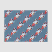 Nordic Gnome Holding A Candy Cane Cocktail Tissuepapier (Voorkant)