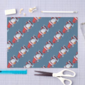 Nordic Gnome Holding A Candy Cane Cocktail Tissuepapier (Craft)