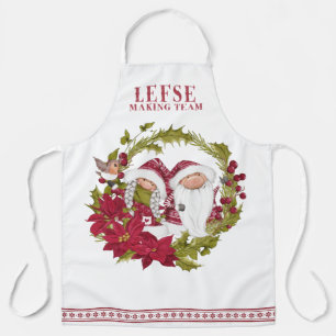 Nordic Gnome   Lefse Making Team Apron Schort