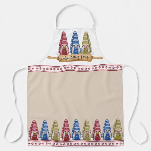 Nordic Gnome | Lefse Rollingg Team Apron Schort (Voorkant)
