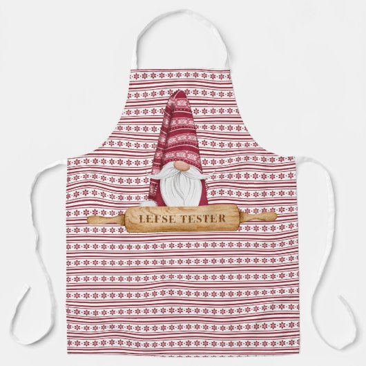 Nordic Gnome | Lefse Tester Apron Schort (Voorkant)