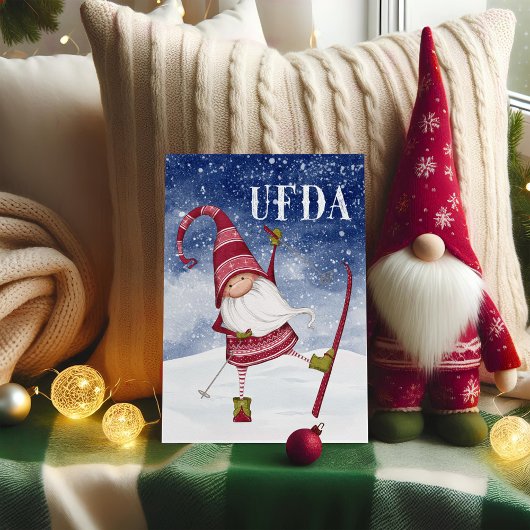 Nordic Gnome Ufda Christmas Feestdagenkaart