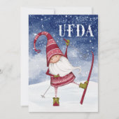 Nordic Gnome Ufda Christmas Feestdagenkaart (Voorkant)