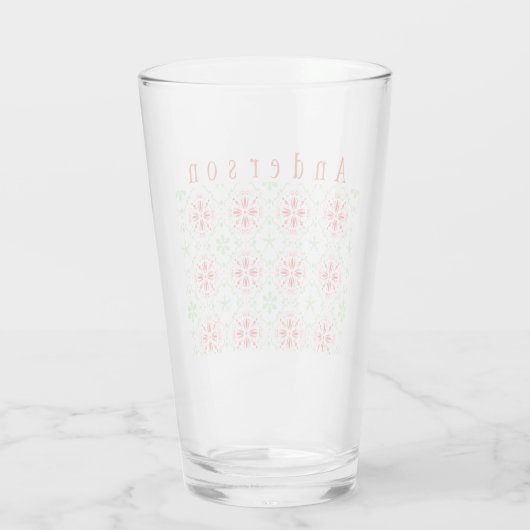 Nordic Holiday Glas (Achterkant)