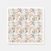 Nordic Holiday Paper Napkins Scandi Christmas Deer Servet (Voorkant)