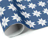 Nordic Holiday Star Wrapping Paper Cadeaupapier (Rol Hoek)