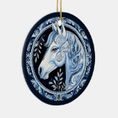 nordic horse-Ornament Keramisch Ornament (Rechts)