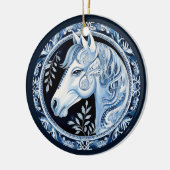 nordic horse-Ornament Keramisch Ornament (Links)
