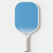 Nordic Knit Pattern Blue White - gepersonaliseerde Pickleball Paddle (Achterkant)