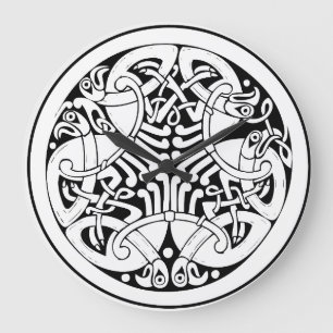 Nordic Knotwork – Viking Mythology Art Grote Klok