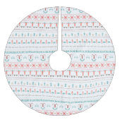 Nordic Light Winter Pattern Kerstboom Rok (Voorkant)