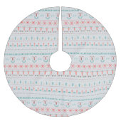 Nordic Light Winter Pattern Kerstboom Rok (Voorkant)