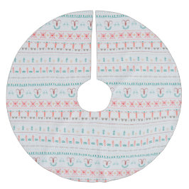 Nordic Light Winter Pattern Kerstboom Rok