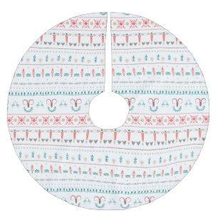 Nordic Light Winter Pattern Kerstboom Rok