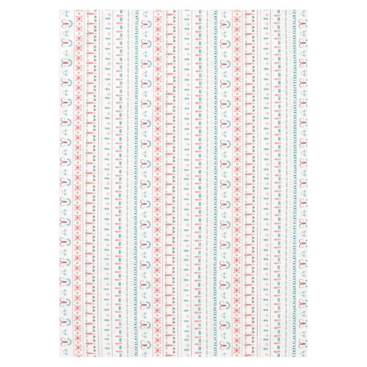 Nordic Light Winter Pattern Tafelkleed (Voorkant)