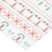 Nordic Light Winter Pattern Tafelkleed (Gekanteld)