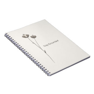 Nordic Minimal Nature Notebook - Stay Grounded Notitieboek