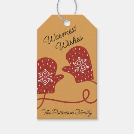 Nordic Mittens Gift Label Cadeaulabel