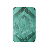 Nordic Molten Jade | Abstract geometrisch groen Badmat (Voorkant Verticaal)