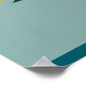 Nordic Moon Boat  Poster (Hoek)