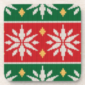 Nordic Noel Knit Bier Onderzetter (Voorkant)