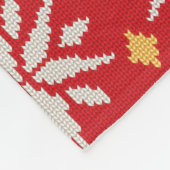 Nordic Noel Knit Fleece Deken (Hoek)