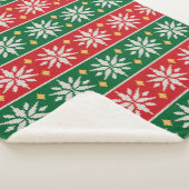 Nordic Noel Knit Sherpa Deken (3/4)