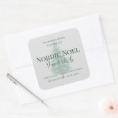 Nordic Noel Pine & Birch Candle Label (Envelop)