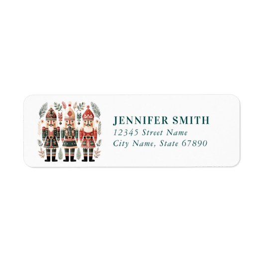 Nordic Nutcracker Retouradres Labels (Voorkant)