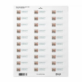 Nordic Nutcracker Retouradres Labels (Full Sheet)