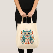 Nordic Owl Canvas tas (Voorkant (product))