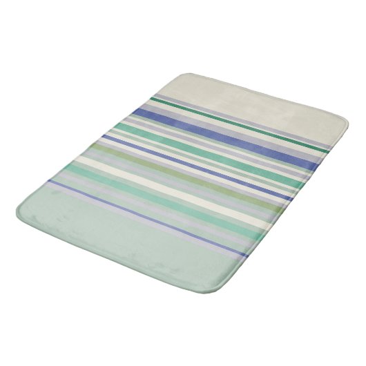 Nordic Pastel Geometric Pattern Badmat (Gekanteld)