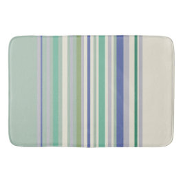 Nordic Pastel Geometric Pattern Badmat