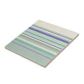 Nordic Pastel Stripes Pattern Tegeltje (Zijkant)
