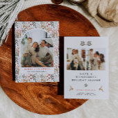 Nordic Photo Christmas Kaart Boho Scandi Holiday