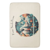 Nordic Pines & Peaks, op maat Badmat (Voorkant Verticaal)