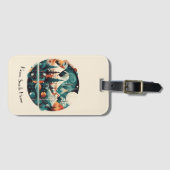 Nordic Pines & Peaks, op maat Bagagelabel (Voorkant (horizontaal))