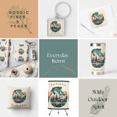 Nordic Pines & Peaks, op maat Cadeaulabel