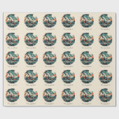 Nordic Pines & Peaks, op maat Cadeaupapier (Vlak)