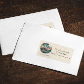 Nordic Pines & Peaks, op maat Etiket