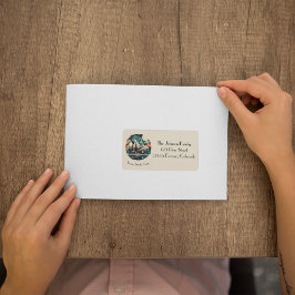 Nordic Pines & Peaks, op maat Etiket