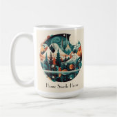 Nordic Pines & Peaks, op maat Koffiemok (Links)