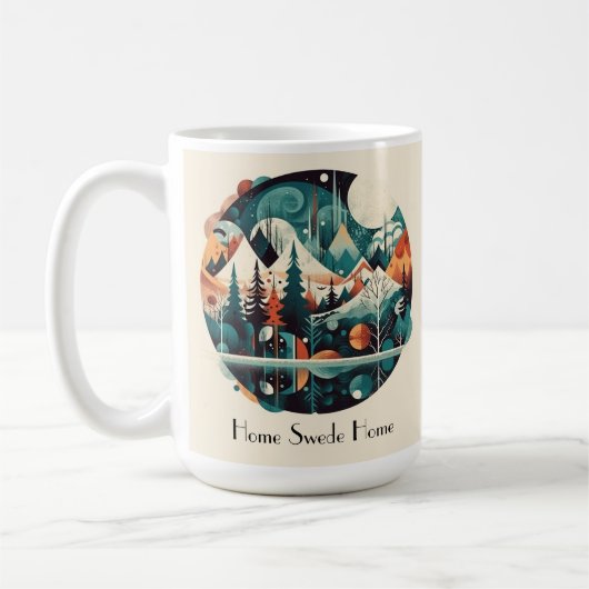 Nordic Pines & Peaks, op maat Koffiemok (Links)